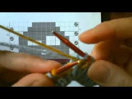 Double Knitting Tutorial Part 2 Reading The Chart Youtube