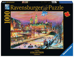 You can choose the difficulty of custom puzzles. Ravensburger Ravensburger Puzzles 1000 Canadian Collection Ottawa Winterlude Festival 19868 4005556198689
