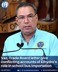 Transport Minister Daryl Vaz says his ministry is the importer of 110 used  school buses for the rural transportation programme and not Elhydro  Limited. However, the minister has not acknowledged that the