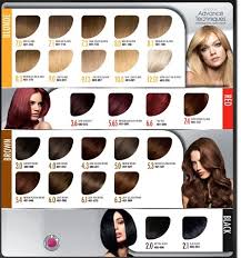 advance techniques professional hair color collection