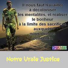 La maladie ne se guérit point en prononçant le nom du médicament, mais en prenant le médicament. Foi Du President Thomas Sankara Almplume