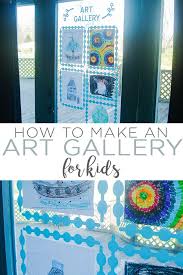 Make An Art Gallery For The Kids Art Display Kids Childrens Art Display Displaying Childrens Artwork