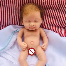 100 Full Body Solid Silicone Reborn Baby Doll 10inch Mini Girl Bebe Reborn Bonecas Children Gift Bath Toy Dolls Dolls Aliexpress