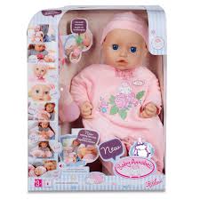 Baby Annabell Blue Eyes Soft Bodied Baby Doll Makes Sounds Cries Wets And Poops Walmart Com Big Baby Dolls Interactive Baby Baby Dolls