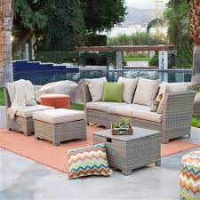 Natural Outdoor Wicker Resin Patio Furniture Conversation Set Hot Home Goods Outdoor Wicker Patio Furniture Patio Furnishings Outdoor Patio Furniture