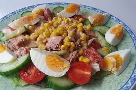 Chefsalat Mit Hausdressing Von Knallerbse Chefkoch Rezept Chefsalat Salat Lebensmittel Essen