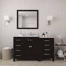 Make the most of your storage space and create an organised and functional room, with our range of bathroom sink cabinets and units. Caroline Parkway 57 Single Vanity Ms 2157l Bathroom Vanities Virtu Usa