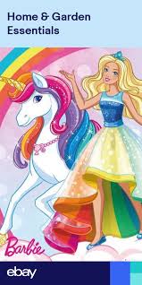 Barbie Poster Print Barbie Unicorn Size 24 X 36 Barbie Desenho Fotos Da Barbie Aniversario Da Barbie