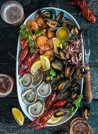 Seafood Platter Seafood Recipes Food Presentation Food Platters