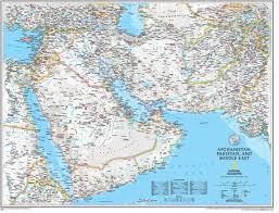 At that time, the middle east included afghanistan, pakistan and most part of india. Afghanistan Pakistan And Middle East Wall Map By National Geographic