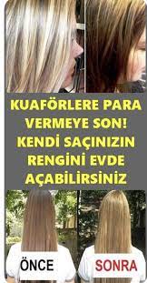 Evde Dogal Yolla Sac Rengi Acma Yontemleri Sac Dokulme Tedavileri Dogal Sac Dogal Sac Bakimi