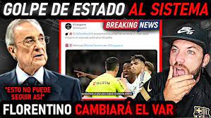 💥EL MADRID cambiará el SISTEMA ARBITRAL!!🚨LA MAFIA contra el VAR!! -  YouTube