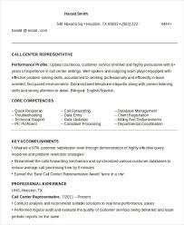 call center manager resume