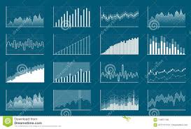 creative vector illustration of business data financial