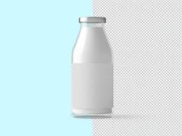 Glass Milk Bottle Mockup 236523345 Free Psd Templates In 2020 Bottle Mockup Glass Milk Bottles Milk Bottle