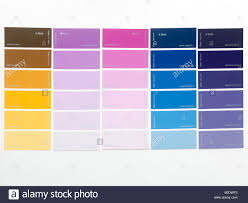 Paint Colour Charts Stock Photo 17515767 Alamy