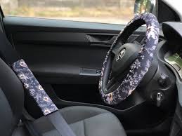 Steering Wheel Cover Set Of Car Accessories For Woman Flower Etsy Car Accessories For Women Cute Car Accessories Car Accessories