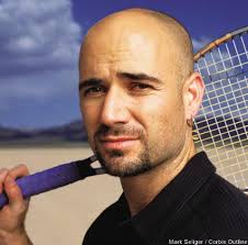 God umpires Andre Agassi vs Michael Chang
