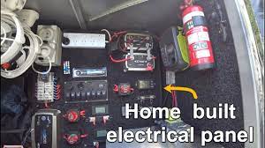 Building the framework for the pop up camper is the first thing to do. Home Built Electrical Panel In My Camper Trailer Youtube