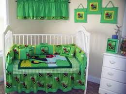 Body of tractor shown in grass green. John Deere Nursery Decor Online