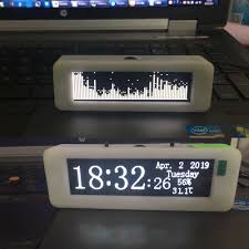 3 Pollici Analizzatore Di Spettro Musicale Display Oled Mp3 Amplificatore Auto Indicatore Del Livello Audio Ritmo Spettro Vu Meter W Clcok Temperatura Pezzi Di Ricambio E Accessori Aliexpress