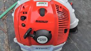 Don't have a blower from stihl but i do know they all have their ways to get them started. Stihl Br600 Backpack Blower Youtube