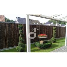 Sichtschutz ist mit bambus sehr vielfältig zu gestalten. Sichtschutz Bali Black Bambus Garten Gartenzaun Windschutz Sichtschut 48 73