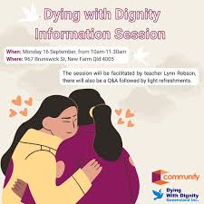 New Farm Neighbourhood Centre is holding a 'Dying with Dignity' information  session