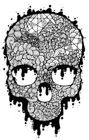 Flower mandala coloring pages are a joy to color for the young and old. Doodles Skull By Captainmetal Deviantart Mandala Coloring Pages Skull Coloring Pages Detailed Coloring Pages