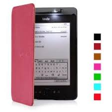 Mulbess Amazon Kindle 4 Hulle Aus Echtem Leder Mit Leseleuchte Fur Kindle 4 Farbe Rotwein Leather Case Amazon Kindle Amazon