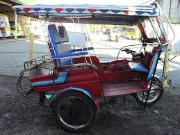 A Motorized Tricycle In Dumaguete City Philippines