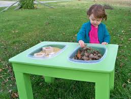 Raising A Low Media Toddler The Sensory Table To The Rescue Table Activities For Toddlers Sensory Table Kids Playing