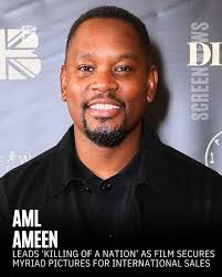 Killing Of A Nation' Starring Aml Ameen Lands International Sales  Representation with Myriad Pictures at the American Film Market (AFM).  Directed by Carlos Bolado and penned by Jimena Gallardo, the film follows