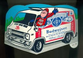 1970s Budweiser Beer Large Decal Delivery Truck Budweiser Beer Beer Stickers Budweiser
