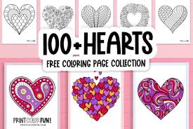 Free coloring pages of hearts that you can print and download. Pattern Print Color Fun Free Printables Coloring Pages Crafts Puzzles Cards To Print