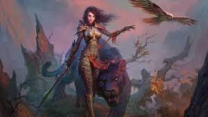 Check spelling or type a new query. Hd Wallpaper Warrior Woman Woman Warriror Tiger Magical Fantasy Art Wallpaper Flare