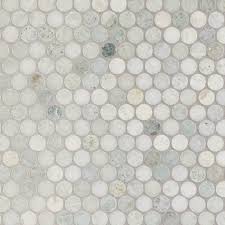 Caribbean Green Penny Marble Mosaic Floor Decor Mosaic Flooring Marble Mosaic Penny Tiles Bathroom Floor