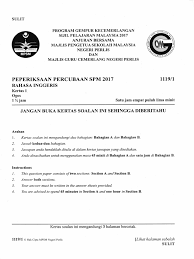 The candidate is required to submit proof of his skills competency which. Perlis 2017 Spm Trial English 1119 P1 Pdf