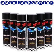 Diese website benutzt cookies, die für den technischen betrieb der website erforderlich sind und stets gesetzt werden. Autolack Spraydosen Und Zubehor 6x 500ml Spruhlack Schwarz Matt Spraila Von Autok