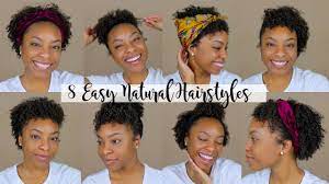 8 Quick Easy Hairstyles For Short Medium Natural Hair 2019 Perfect For Type 4 Hair Easy Hairstyles Quick Medium Natural Hair Styles Natural Hair Styles