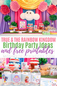 Themed Birthday Party Ideas For 19 Year Old Female True And The Rainbow Kingdom Birthday Party Ideas Free Printables Emoji Birthday Party Rainbow Themed Birthday Party Rainbow Birthday Party