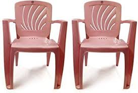 Supreme Villa Esquire Plastic Chairs For Home Outdoor Garden Set Of 2 Mehandi Green Amazon In Home Kitchen Plastic Chair Plastic Furniture Chair