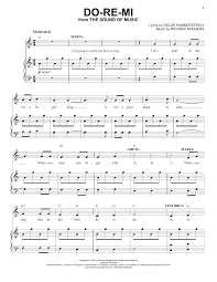 Do Re Mi Sound Of Music Piano Sheet Music Pdf Best Music Sheet