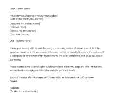 Letters of application sometimes differ from cover letters because they're intended to combine both your introduction and a summary of your credentials, work experience and areas. 003 Sample Employment Letter Of Intent To Hire Word Doc Download Pdf