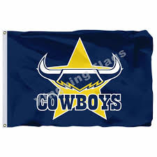 North Queensland Cowboys Flag 3ft X 5ft National Rugby League Nrl Banner Size 4 90 150cm Flag National Rugby League Rugby League Nrl