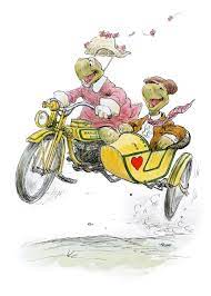 Motorcycle Sidecar Turtles Anniversary Card Zazzle Com Motorcycle Sidecar Anniversary Cards Motorcycle Gifts