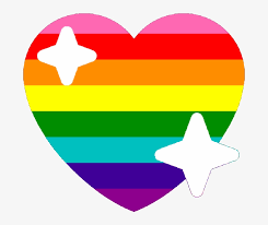 Original Lgbtq Sparkle Heart Discord Emoji - Rainbow Heart Emoji PNG Image | Transparent PNG Free Download on SeekPNG