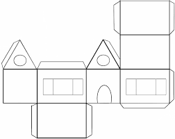 Avant que les différents éléments refroidissent totalement, les retailler à l'aide du gabarit (les pains d'épices vont gonfler à la cuisson) et détailler dans l'une des 2 façades une porte et une fenêtre. Epingle Sur Bricolages Rapides