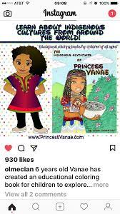 An entertaining but educational coloring book, that's the idea from a 6 year old to help other children learn about black indigenous culture around the world. Pin By Laina Lorell On Books Indigenous Culture Coloring Books Books