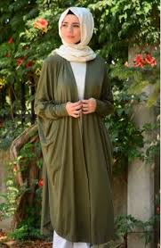Uzun Hirka Afl 1744 13 Haki Yesil Moda Stilleri Hirkalar Giyim